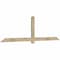 Ekena Millwork Eugene Rough Sawn Timber Gable Bracket, Douglas Fir, 96"W x 28"H x 2"D x 4"F, 7/12 Pitch GBW096X28X0204EUG00RDF - alternate 4